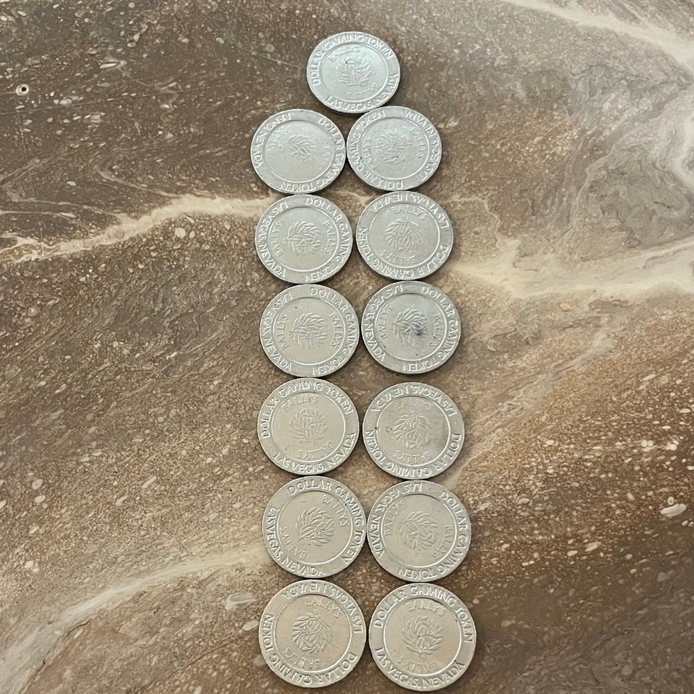 Bally’s One Dollar Las Vegas Coins (13 Bundle)